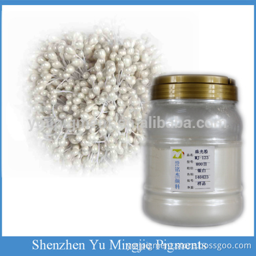 plastic household products and PVC/PU press leather Specified by the silver white pearl luster pigment